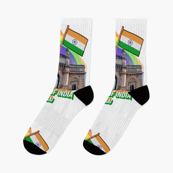 Item preview, Gateway of India Mumbai with Indian Flag Tiranga Design | Patriotic Monument & Cultural Pride Art designed and sold by ArtsyExplorer.