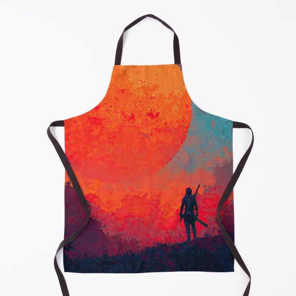 Item preview, Warrior Before the Blood Moon Pixel Art designed and sold by Piotrek0001.
