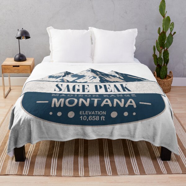 Item preview, Sage Peak, Madison Range, Montana Mountain Badge designed and sold by Wanderful-roads.