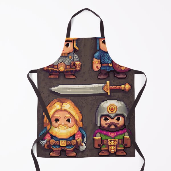 Item preview, Chibi Viking and Dwarf RPG Character Sprites designed and sold by Piotrek0001.