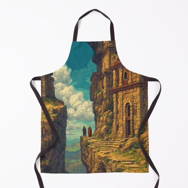 Item preview, Monks on a Cliffside Monastery Bridge designed and sold by Piotrek0001.