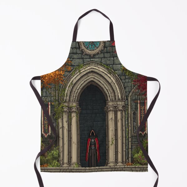 Item preview, Cloaked Figure at the Gothic Cathedral Gate designed and sold by Piotrek0001.
