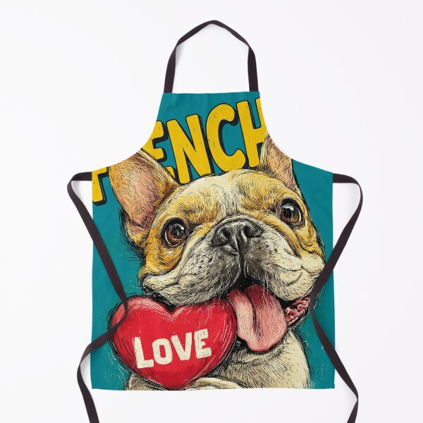 Item preview, Frenchie Love – Adorable French Bulldog with Heart designed and sold by PictorGraf.