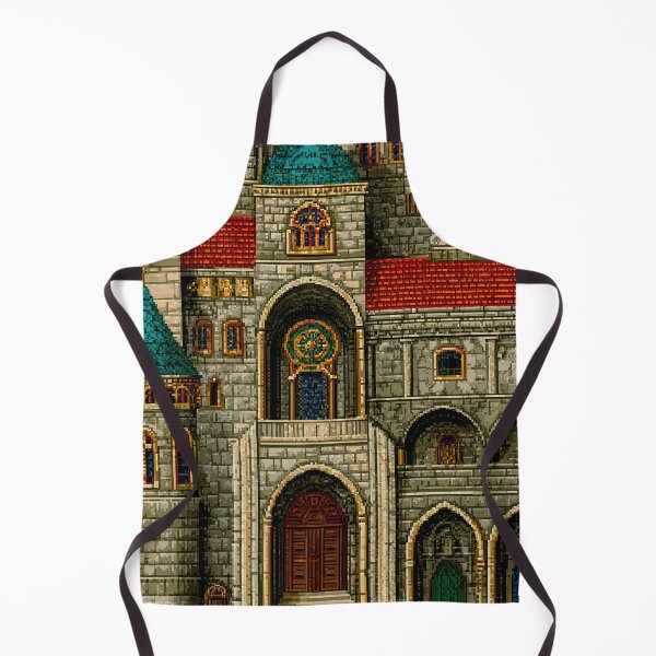 Item preview, Intricate Medieval City Architecture Pixel Art designed and sold by Piotrek0001.