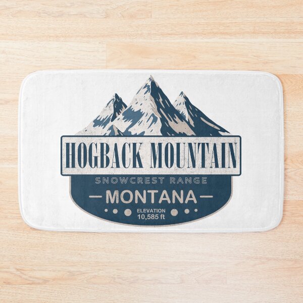 Item preview, Hogback Mountain, Snowcrest Range, Montana Mountain Badge designed and sold by Wanderful-roads.