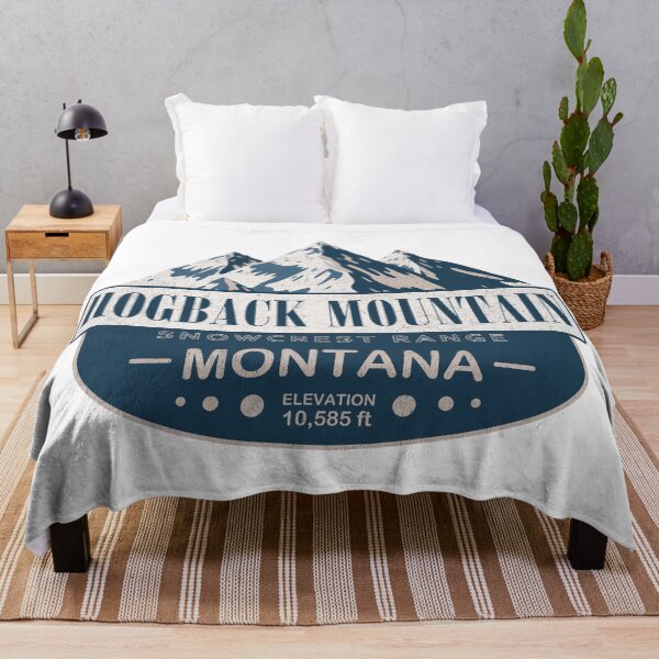 Item preview, Hogback Mountain, Snowcrest Range, Montana Mountain Badge designed and sold by Wanderful-roads.