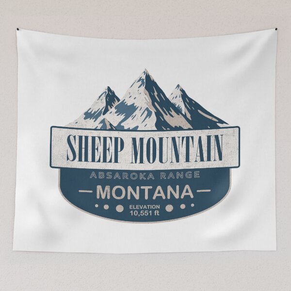 Item preview, Sheep Mountain, Absaroka Range, Montana Mountain Badge designed and sold by Wanderful-roads.
