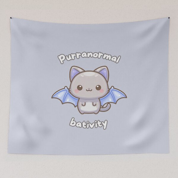 Item preview, Purranormal Bativity Cat bat designed and sold by CollieCreates.