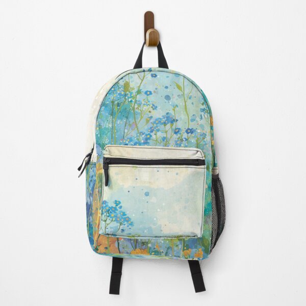 Item preview, Blue Wildflowers – Colorful Meadow Watercolor designed and sold by solynneart.