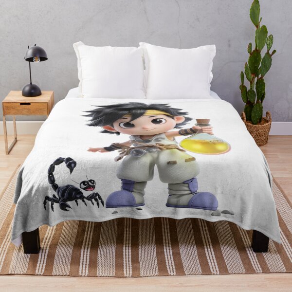 Item preview, Chibi Zodiac Scorpio Boy – Cute Astrology Character Illustration designed and sold by GoldenChiArt.