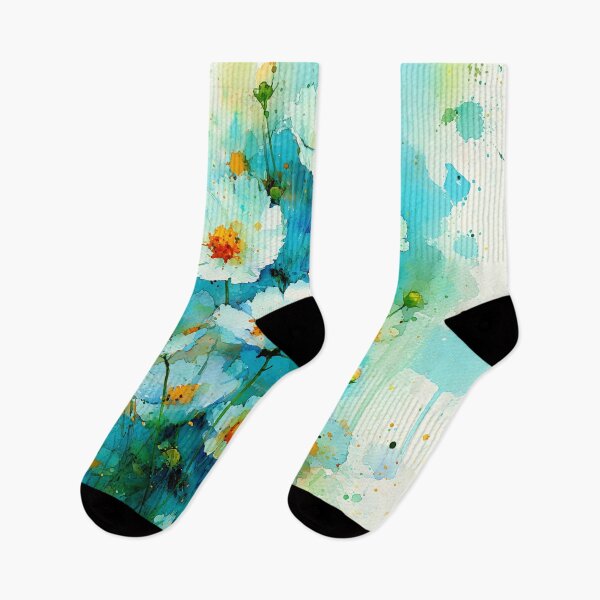 Item preview, White Daisies – Vibrant Watercolor Wildflowers designed and sold by solynneart.