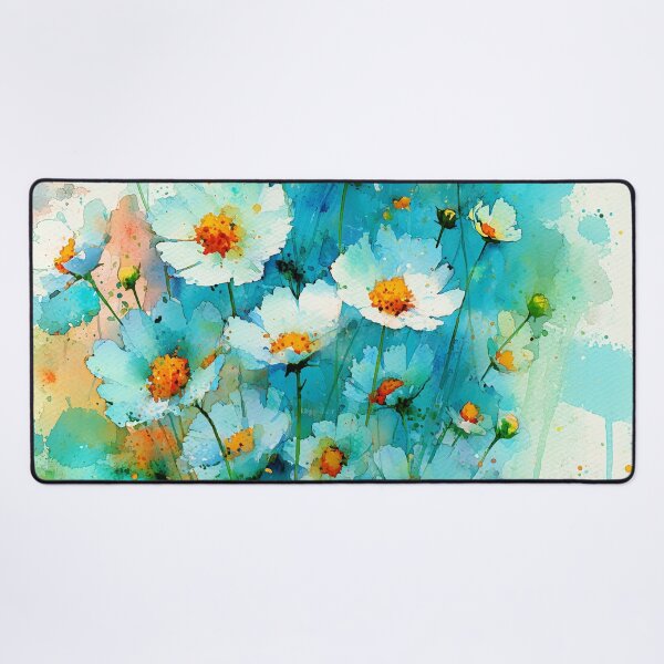 Item preview, White Daisies – Vibrant Watercolor Wildflowers designed and sold by solynneart.