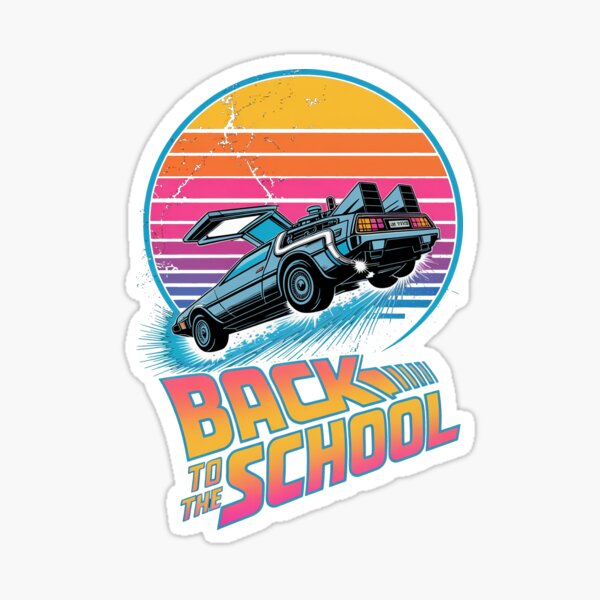 Artikel-Vorschau von Zurück zur Schule Retro-Autodesign, designt und verkauft von MonkiFlipp.