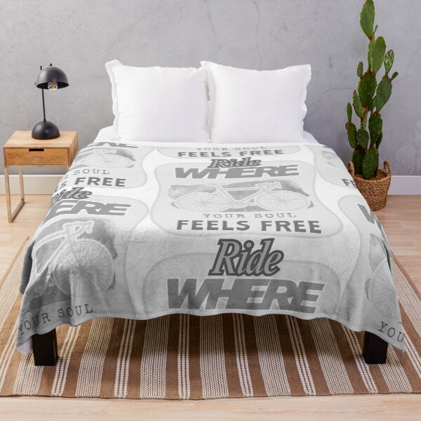 Item preview, Gray and White Bicycle with Freedom Quote designed and sold by SplashTastic.