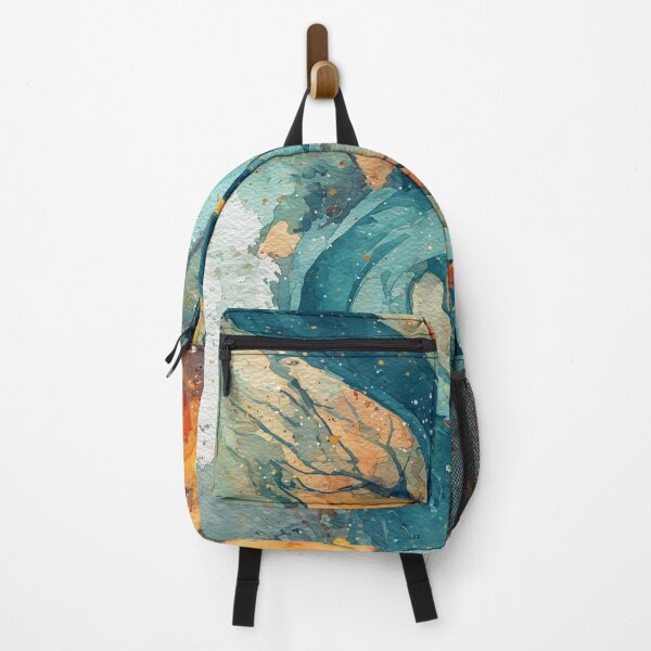Item preview, Aerial Sandbars – Abstract Watercolor Coastline designed and sold by solynneart.