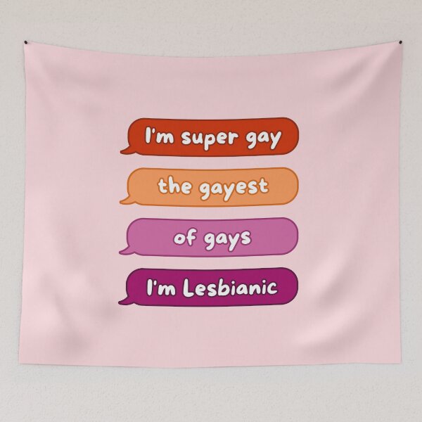 Item preview, The gayest of gays: Lesbianic designed and sold by CollieCreates.