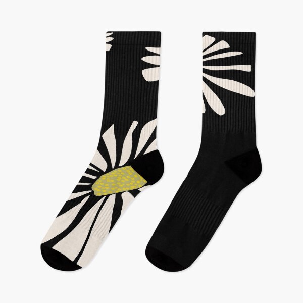 Artikelvorschau, Daisy Bold Schwarz-Weiß-Gänseblümchen - Modern Floral entworfen und verkauft von P2GSimplyLife.