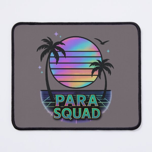Item preview, Para Squad Paraprofessional Vaporwave Sunset Retro Aesthetic designed and sold by SunfullyYours.