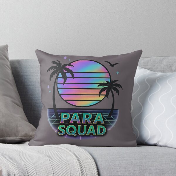Item preview, Para Squad Paraprofessional Vaporwave Sunset Retro Aesthetic designed and sold by SunfullyYours.