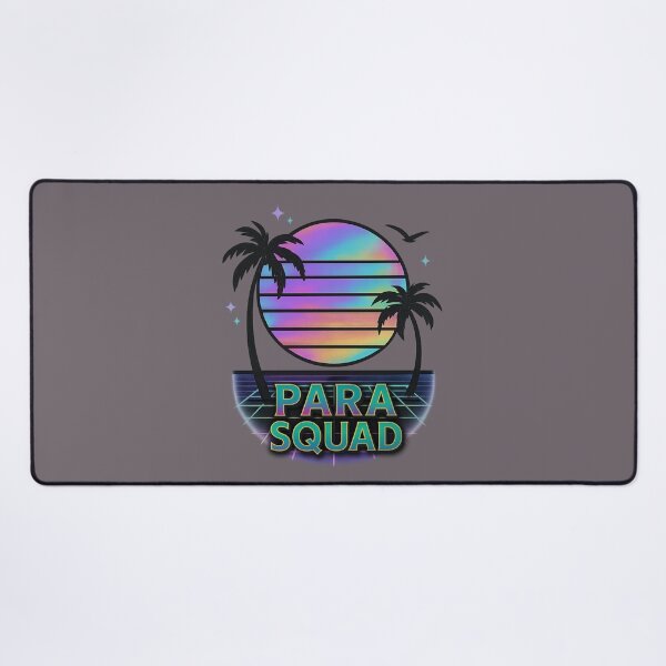 Item preview, Para Squad Paraprofessional Vaporwave Sunset Retro Aesthetic designed and sold by SunfullyYours.