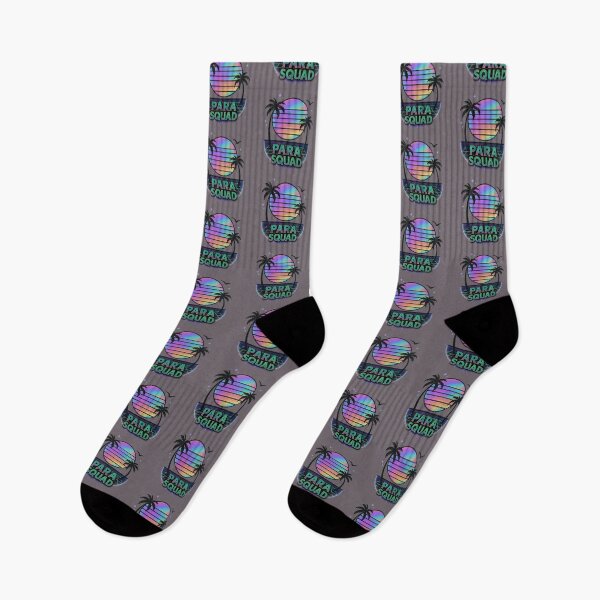 Item preview, Para Squad Paraprofessional Vaporwave Sunset Retro Aesthetic designed and sold by SunfullyYours.