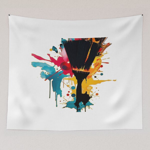 Item preview, Paint Brush Bursting with Colors designed and sold by TriForceDesign.