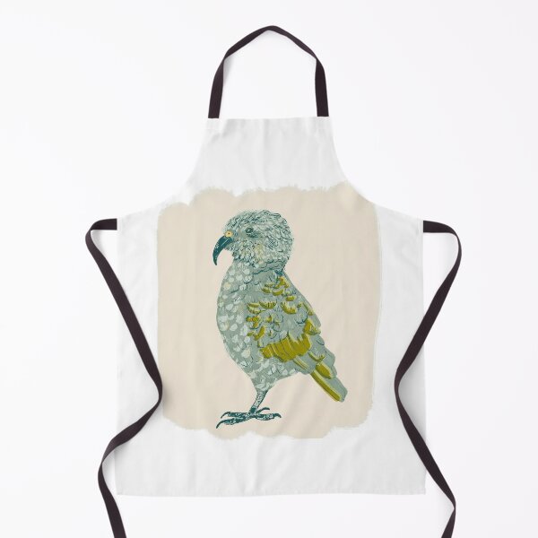 Item preview, Curious Kea – Minimalist New Zealand Alpine Parrot Illustration designed and sold by meglee.