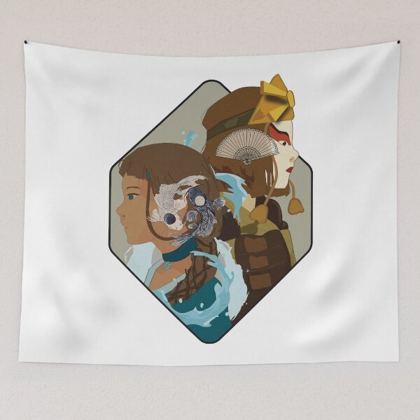 Item preview, Avatar The Last Airbender – Suki and Katara Art designed and sold by ArtsyExplorer.