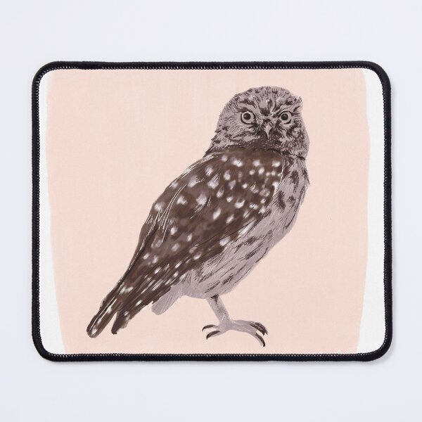 Item preview, Ruru in Blush – Minimalist New Zealand Moorpork Illustration designed and sold by meglee.