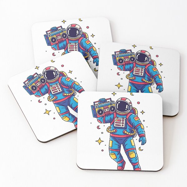 Item preview, Astronaut holding a boombox designed and sold by misbahsiro.