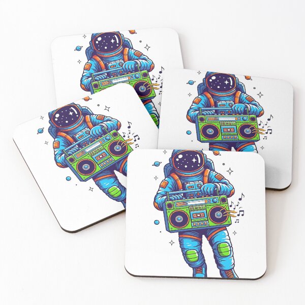 Item preview, Astronaut holding a boombox designed and sold by misbahsiro.