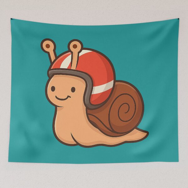 Item preview, Racing Snail Ready to Zoom designed and sold by AwesomeBeyondLimits.