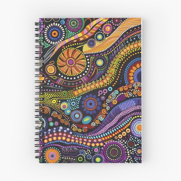 Item preview, Aboriginal Inspired Dot Art - Australian Native Pattern designed and sold by GrinGalore.