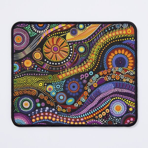 Item preview, Aboriginal Inspired Dot Art - Australian Native Pattern designed and sold by GrinGalore.