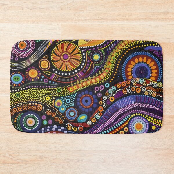 Item preview, Aboriginal Inspired Dot Art - Australian Native Pattern designed and sold by GrinGalore.