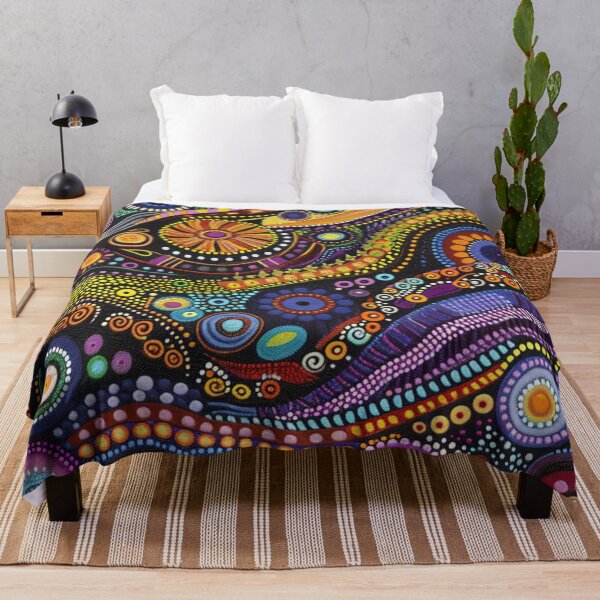 Item preview, Aboriginal Inspired Dot Art - Australian Native Pattern designed and sold by GrinGalore.