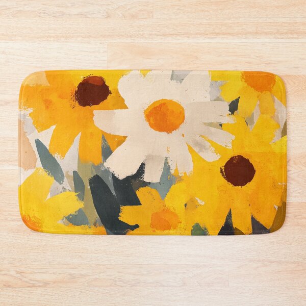 Item preview, Yellow and White Daisies – Bold Floral Painting designed and sold by solynneart.