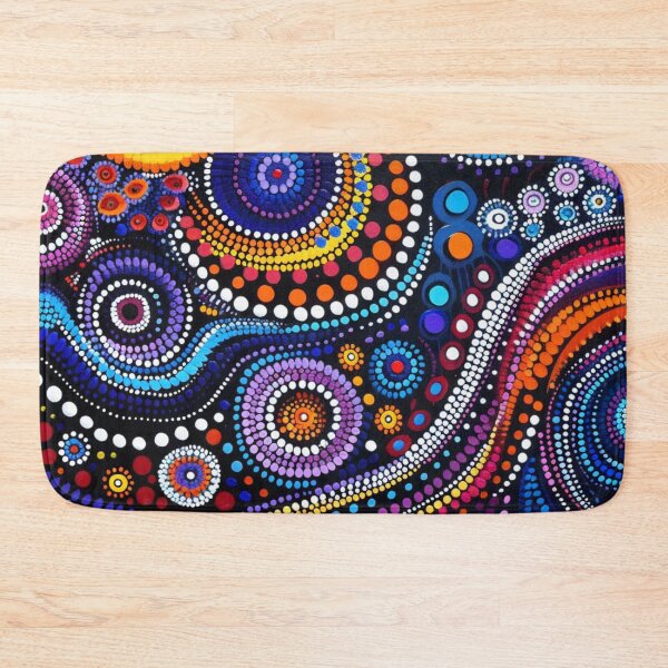 Item preview, Aboriginal Inspired Dot Art - Australian Intricate Pattern designed and sold by GrinGalore.