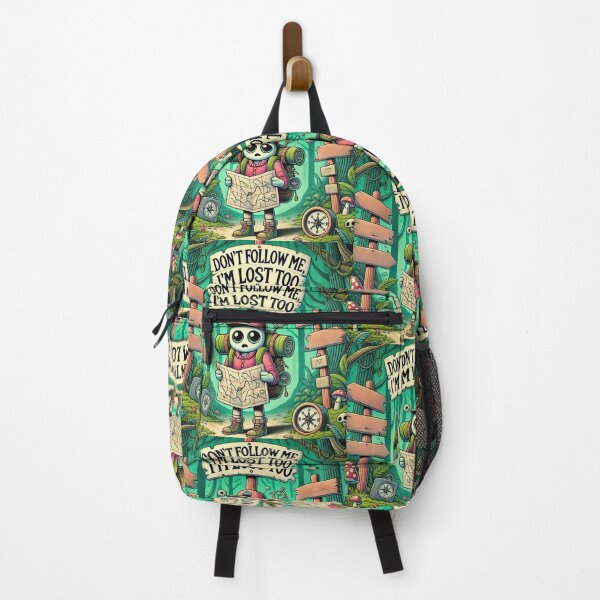 Item preview, Lost in the Woods – Humorous Adventure Art designed and sold by Design Delinquent.