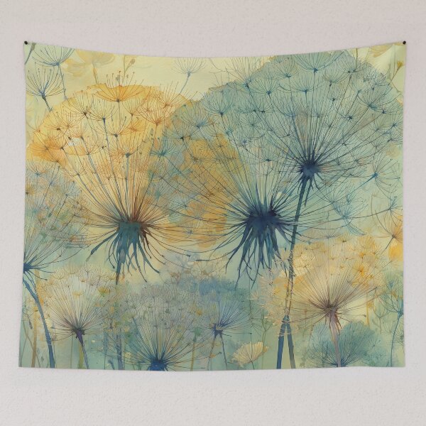Item preview, Dreamy Dandelion Meadow – Minimalist Watercolor designed and sold by solynneart.