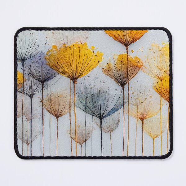 Item preview, Golden Umbel Blossoms – Minimalist Watercolor designed and sold by solynneart.