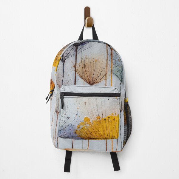 Item preview, Golden Umbel Blossoms – Minimalist Watercolor designed and sold by solynneart.