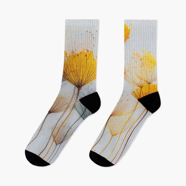 Item preview, Golden Umbel Blossoms – Minimalist Watercolor designed and sold by solynneart.
