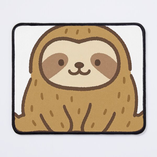 Item preview, Slo-Mo Cuteness – Adorable Kawaii Sloth Illustration designed and sold by Ericaholicgifts.