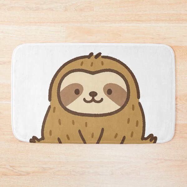 Item preview, Slo-Mo Cuteness – Adorable Kawaii Sloth Illustration designed and sold by Ericaholicgifts.