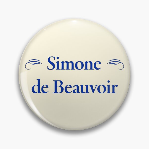 Item preview, Simone de Beauvoir, French Existentialist Philosopher and Writer, Classic Literature designed and sold by CharlottePlaceArt.