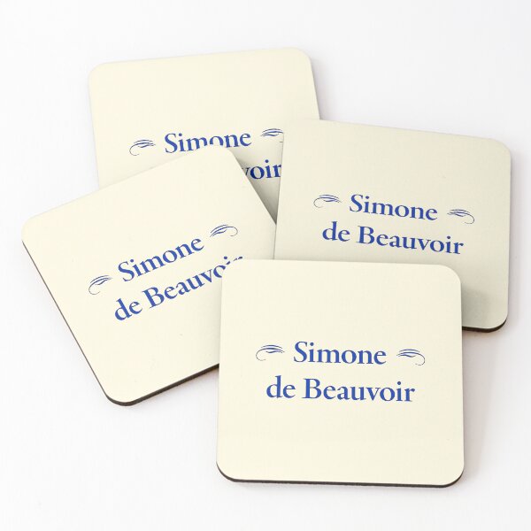 Item preview, Simone de Beauvoir, French Existentialist Philosopher and Writer, Classic Literature designed and sold by CharlottePlaceArt.