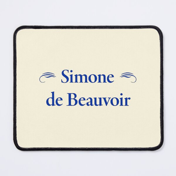 Item preview, Simone de Beauvoir, French Existentialist Philosopher and Writer, Classic Literature designed and sold by CharlottePlaceArt.