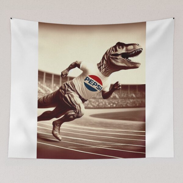 Item preview, "Jurassic Sprint: Rex and the Refreshment Rush!" designed and sold by Print Fiction.