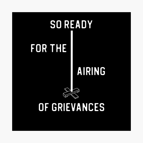 Item preview, SO READY FOR THE AIRING OF GRIEVANCES + Festivus Pole (white) designed and sold by Ofeefee.